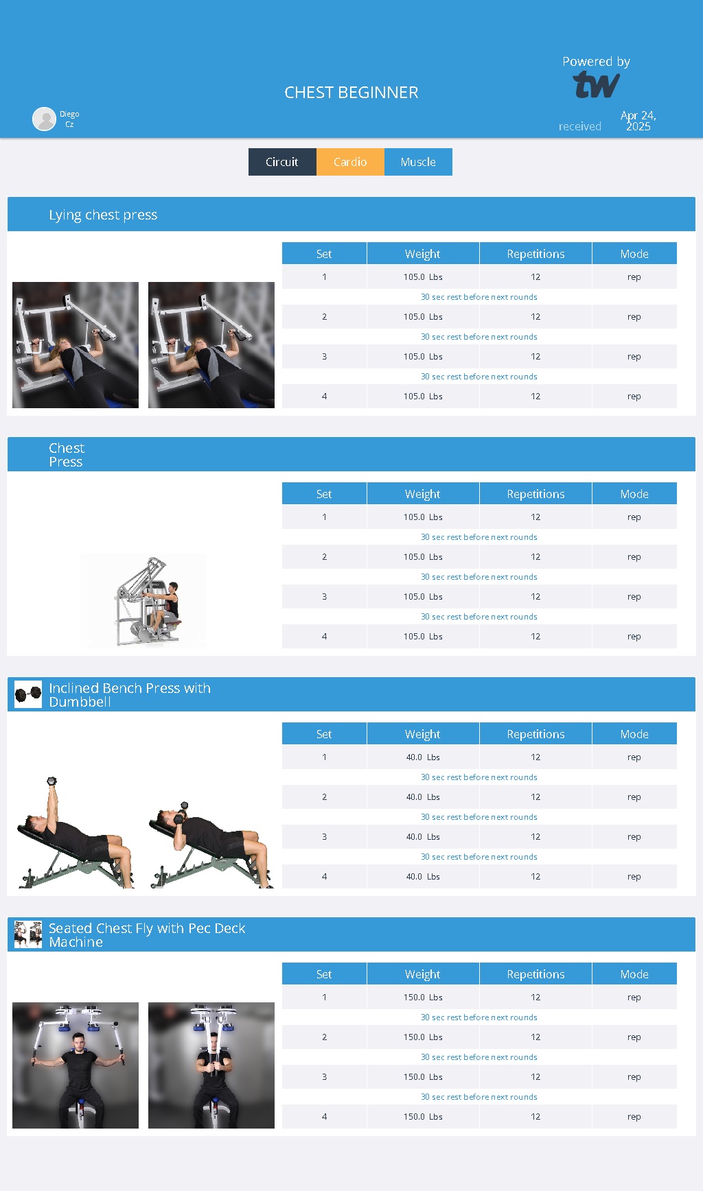 Workout Preview